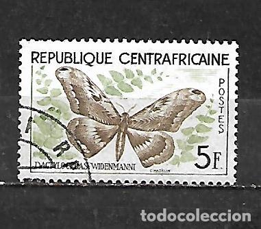 Sellos: 1960: AFRICA CENTRAL Mariposas - Polilla de Widemann (CTO)