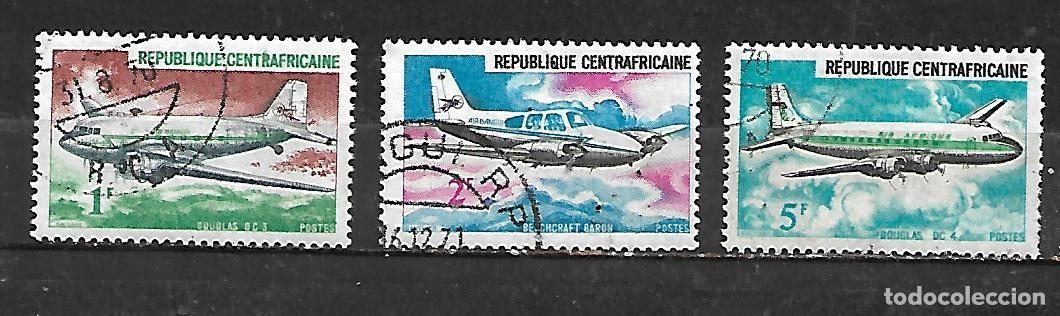 Sellos: 1967: AFRICA CENTRAL Serie &rdquo;Aviones&rdquo; (CTO)