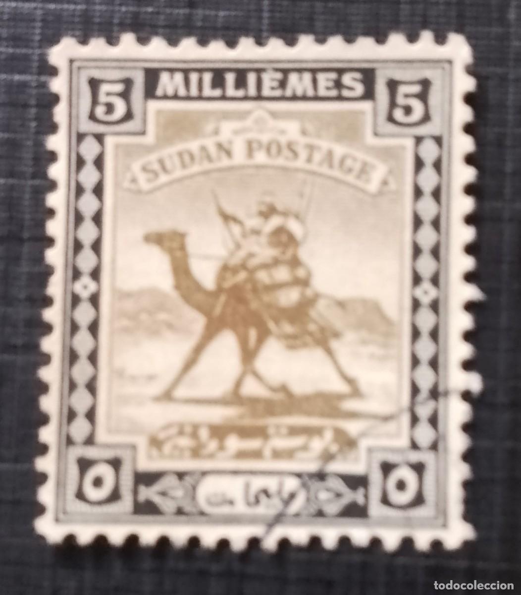 Sellos: SUDAN - V/F 5 - CORREO A CAMELLO - A&Ntilde;O 1902.1921