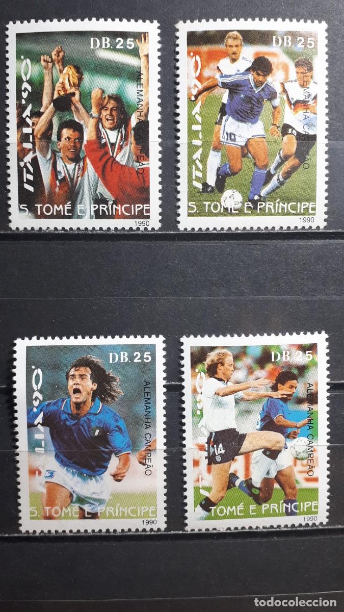 Sellos: SANTO TOM&Eacute; Y PRINCIPE. A&Ntilde;O 1990. **. YVERT 1006/9