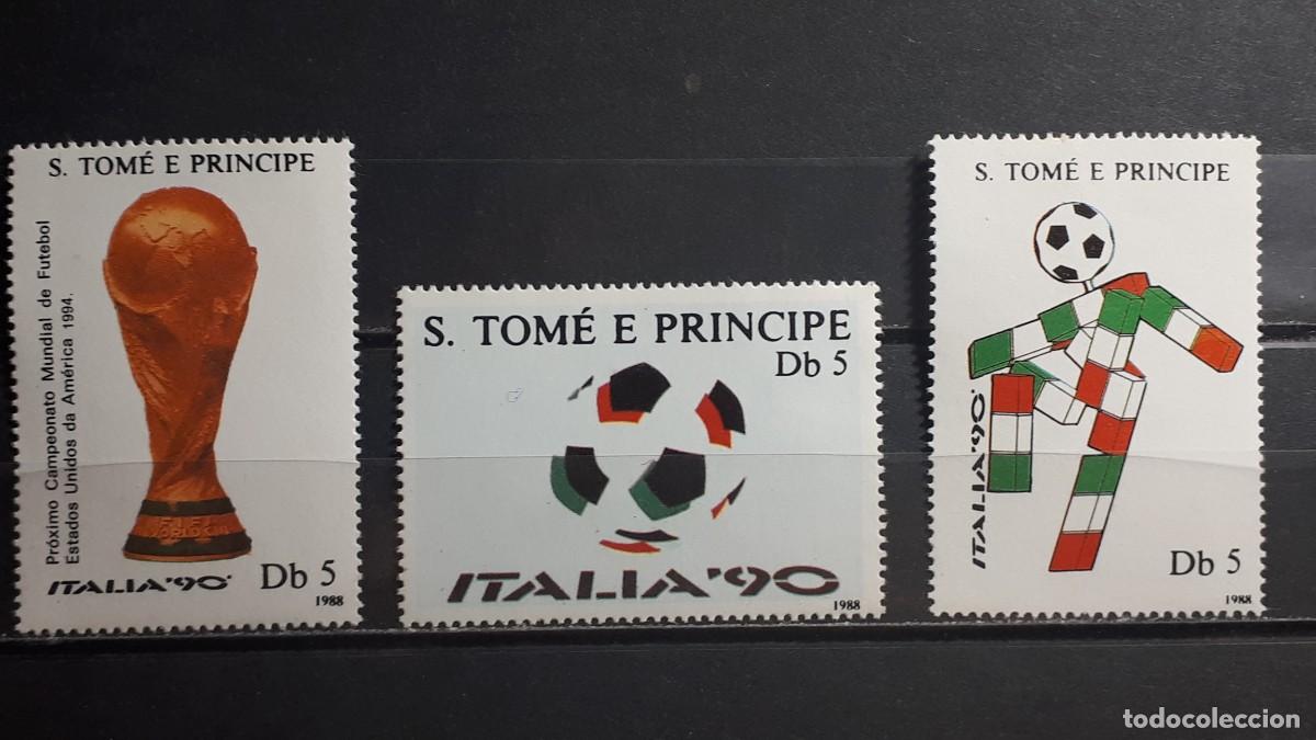 Sellos: SANTO TOM&Eacute; Y PRINCIPE. A&Ntilde;O 1988. **. YVERT 931M/P