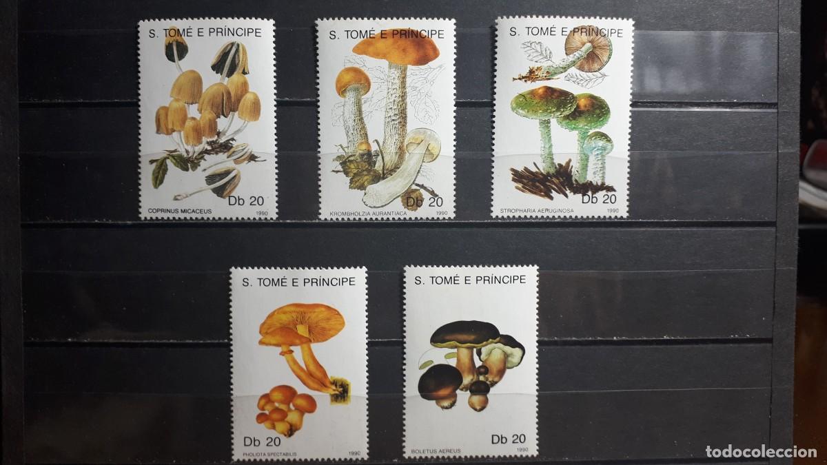 Sellos: SANTO TOM&Eacute; Y PRINCIPE. A&Ntilde;O 1990. **. YVERT 986/90