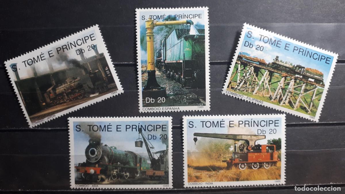 Sellos: SANTO TOM&Eacute; Y PRINCIPE. A&Ntilde;O 1989. **. YVERT 960/4
