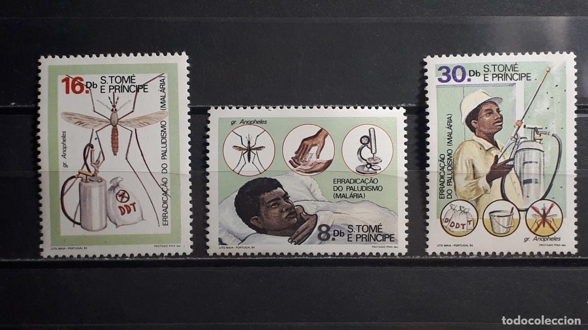 Sellos: SANTO TOM&Eacute; Y PRINCIPE. A&Ntilde;O 1984. **. YVERT 819/21