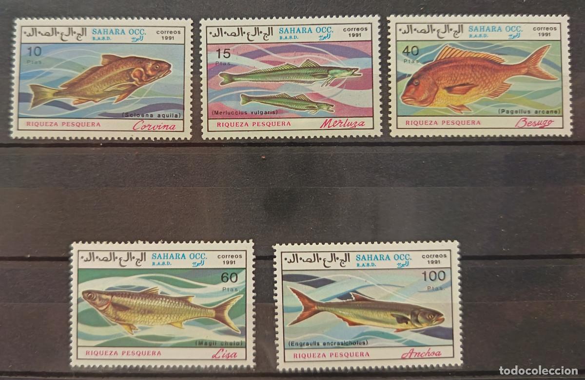 Sellos: RASD - Sahara Occ. 1991 Riqueza pesquera (nuevos)