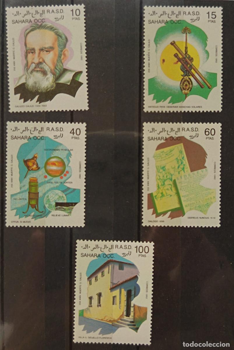 Sellos: RASD - Sahara Occ. 1992 Aniversario de Galileo (nuevos)