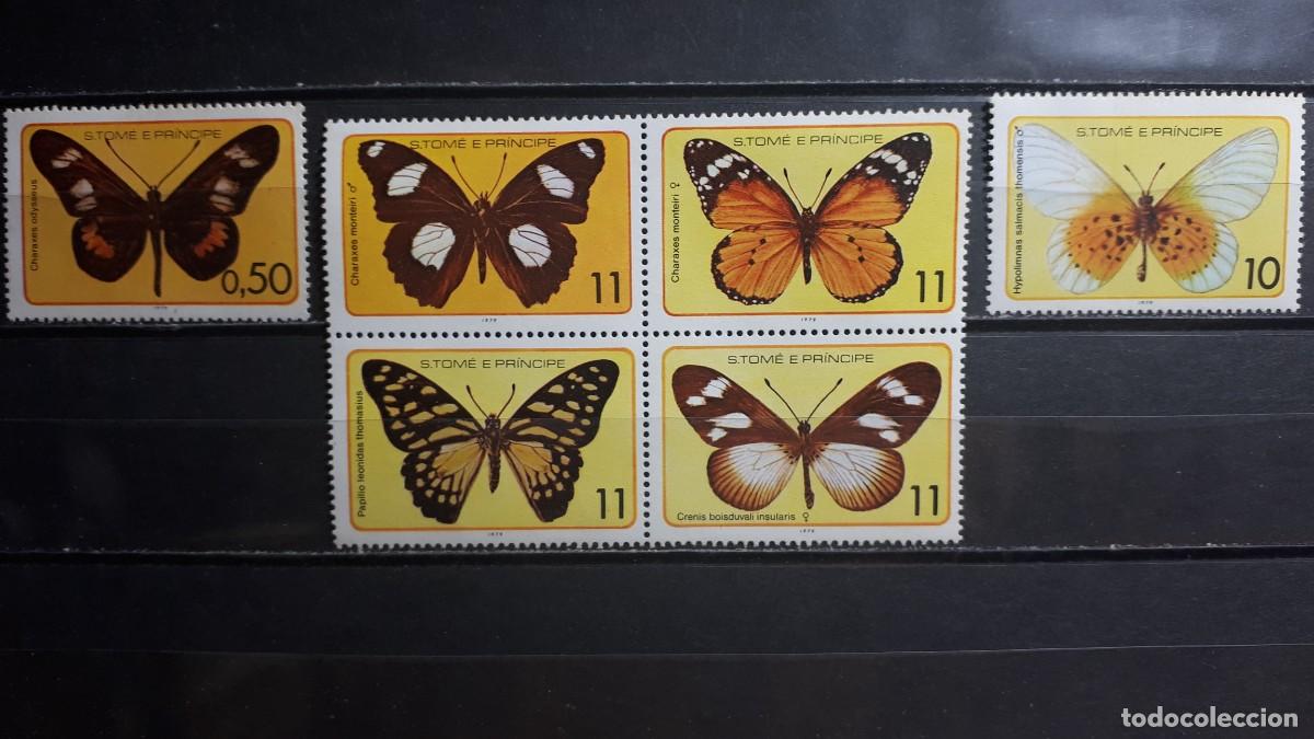 Sellos: SANTO TOM&Eacute; Y PRINCIPE. FAUNA. A&Ntilde;O 1979. **. YVERT 530/5
