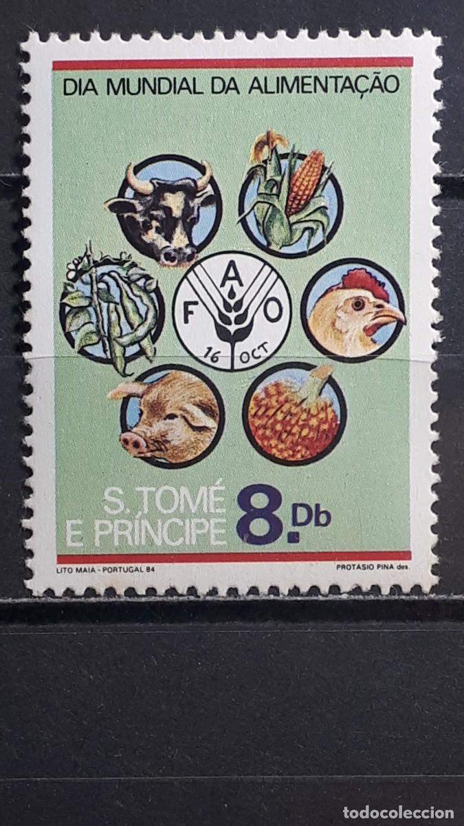 Sellos: SANTO TOM&Eacute; Y PRINCIPE. A&Ntilde;O 1984. **. YVERT 819