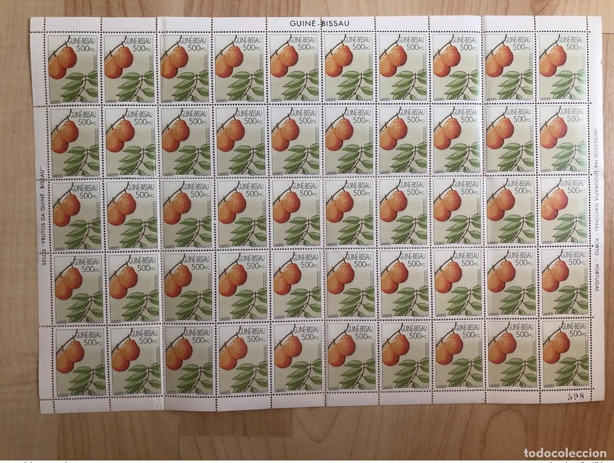 Sellos: Guinea-Bis&aacute;u Guinea 1992 Mi. 160 500P Fruits Fruchte Landolfia owariensis MNH