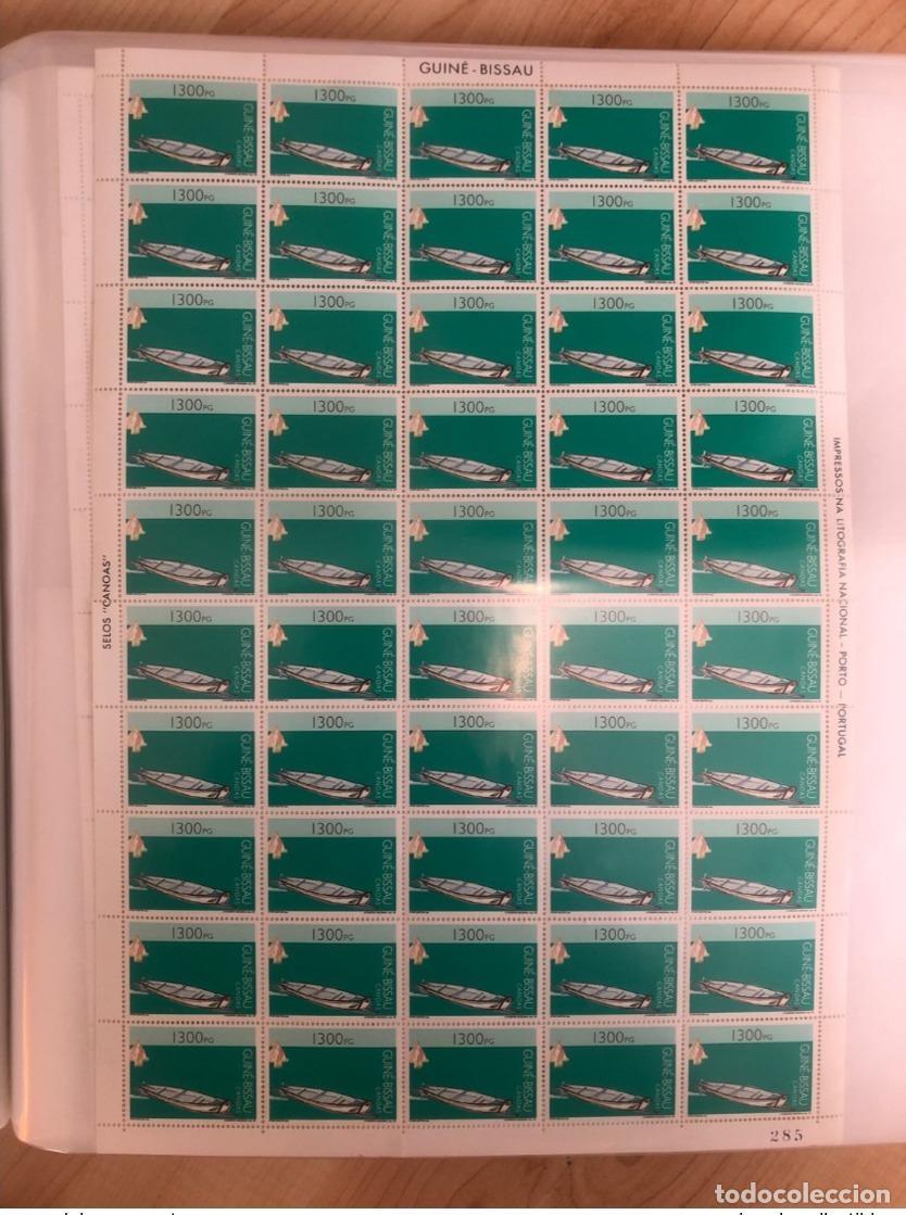 Sellos: Guinea-Bis&aacute;u Guinea 1992 Mi. 1174 1300P Kanus Bateau Boot Boat Canoas MNH