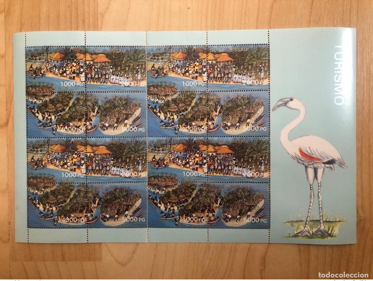 Sellos: Guinea-Bis&aacute;u 1993 Mi. 1194 - 1197 Turismo Flamingo Bird