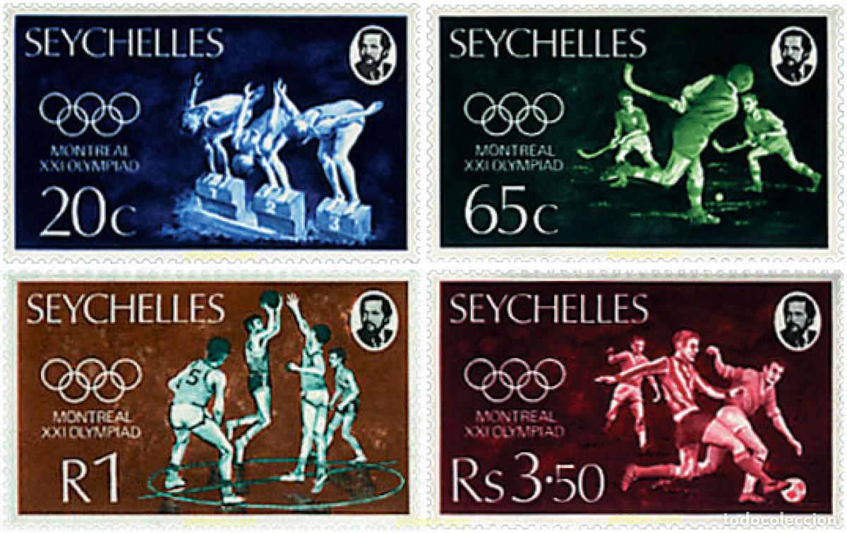 Sellos: 52315 MNH SEYCHELLES 1976 21 JUEGOS OLIMPICOS VERANO MONTREAL 1976