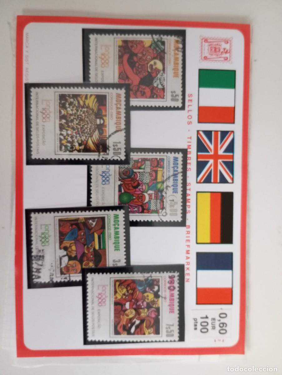 Sellos: MOZAMBIQUE, EXPOSICI&Oacute;N INTERNACIONAL DE FILATELIA, LONDRES