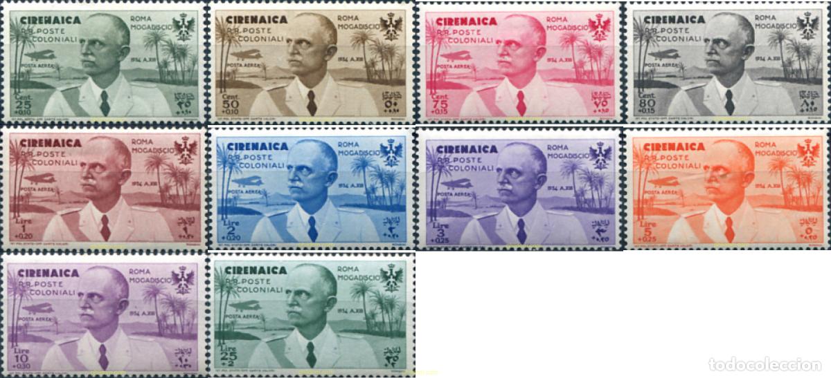 Sellos: 302563 HINGED CIRENAICA 1934