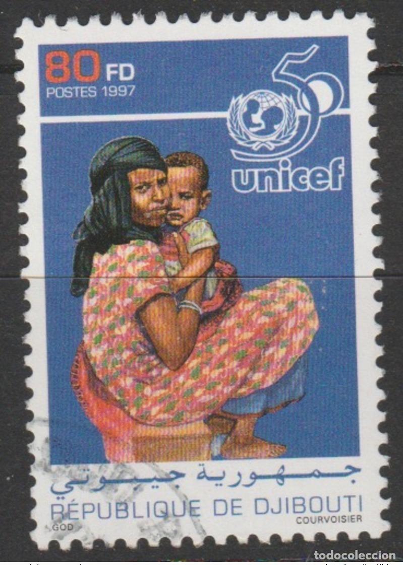 Timbres: Djibouti Schibuti 1997 Mi. 632 obl. UNICEF ES RARO