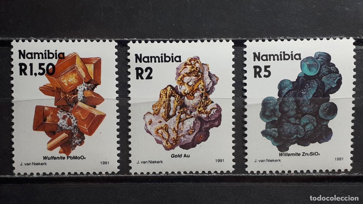 Sellos: NAMIBIA. A&Ntilde;O 1991. **. YVERT 652/4. FIN DE SERIE