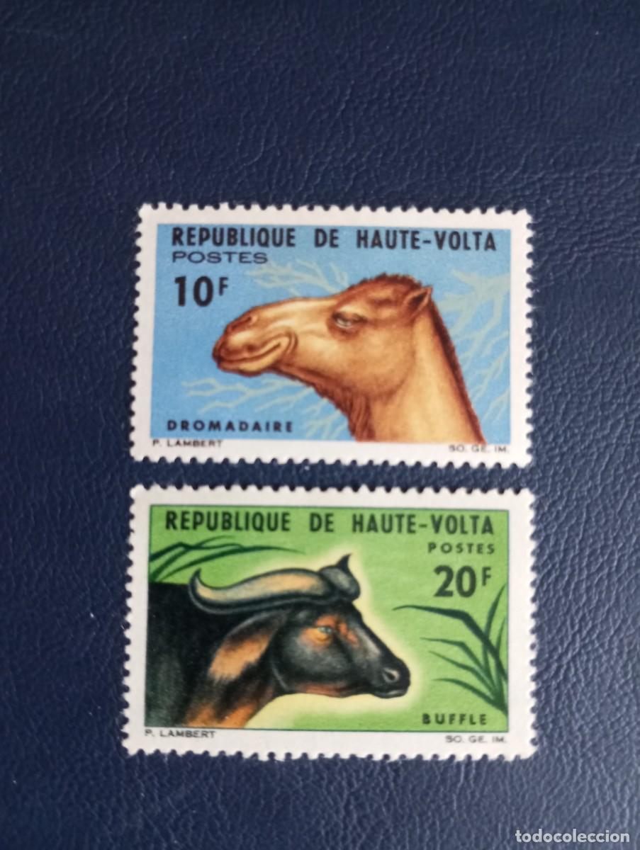 Sellos: ALTO VOLTA . FAUNA AFRICANA