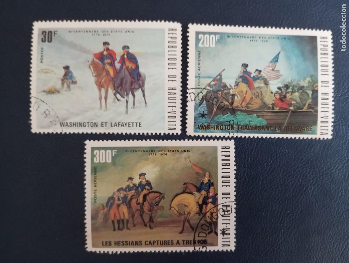 Sellos: ALTO VOLTA . 1976, BICENTENARIO DE LOS EEUU