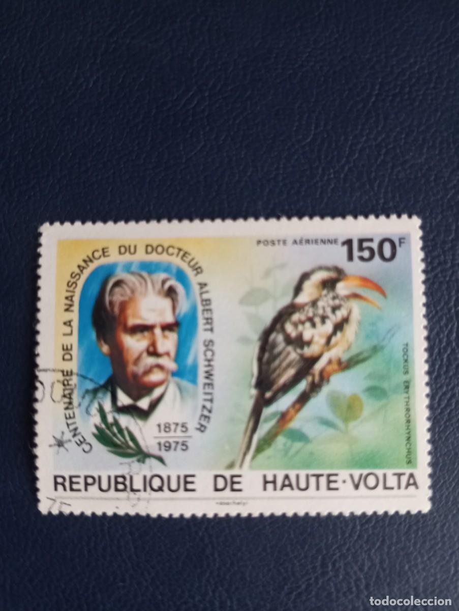 Sellos: ALTO VOLTA . ALBERT SCHWEITZER . 1975