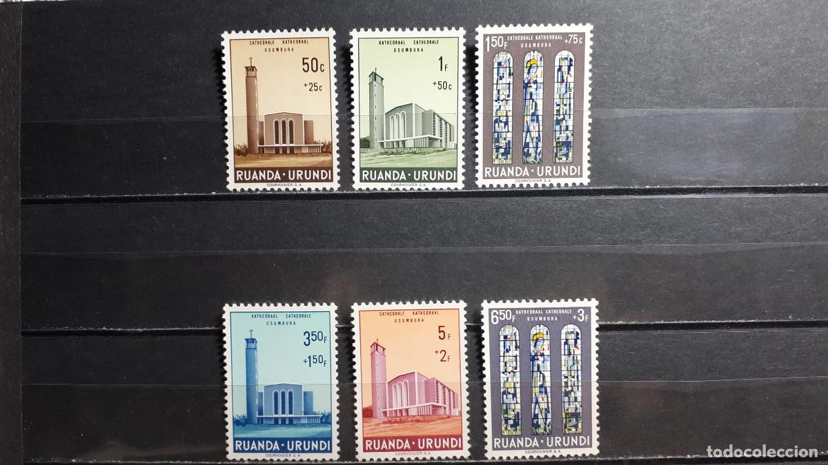 Sellos: RUANDA. A&Ntilde;O 1961. **. YVERT 225/30