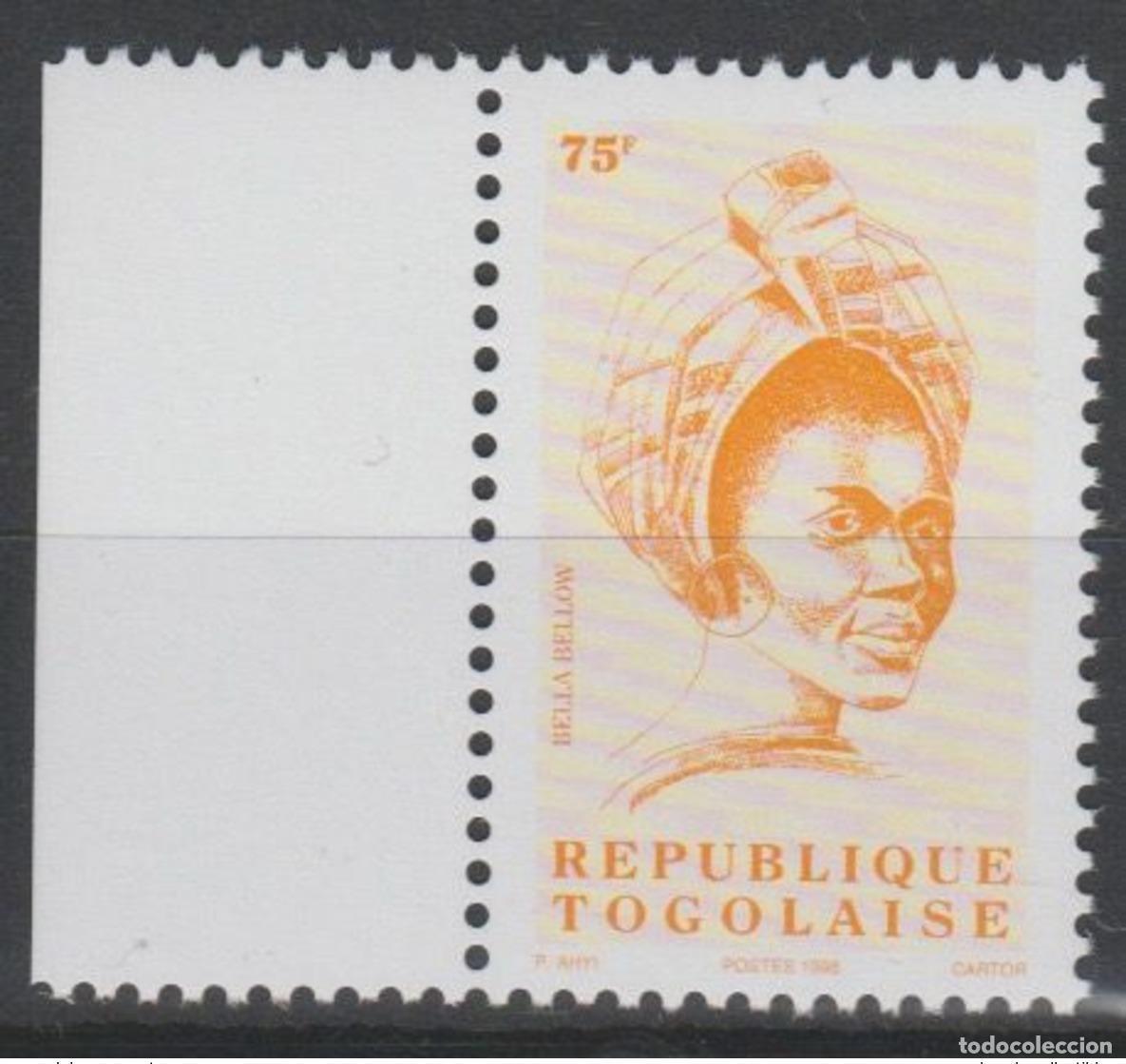 Sellos: Togo 1998 - Mi. 2847 Serie actual BELLA BELLOW 75 F MNH