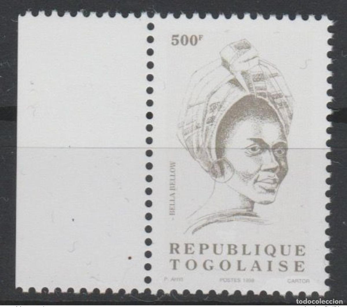 Sellos: Togo 1998 - Mi. 2857 Serie actual BELLA BELLOW 500 F MNH