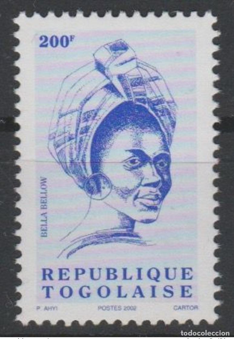 Sellos: Togo 2002 - Mi. A2849 Serie actual BELLA BELLOW 200 F MNH