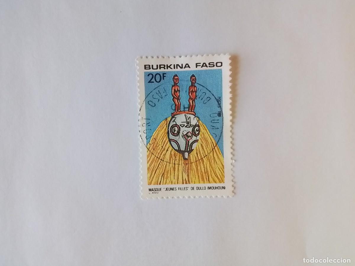 Sellos: A&Ntilde;O 1988 BURKINA FASO SELLO USADO