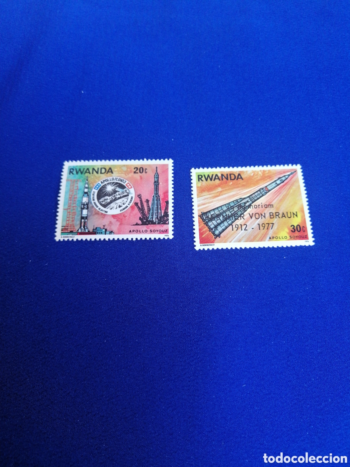 Sellos: REPUBLIQUE RWANDAISE - RUANDA LOTE ESPACIO - ESPACIAL SELLOS USADOS