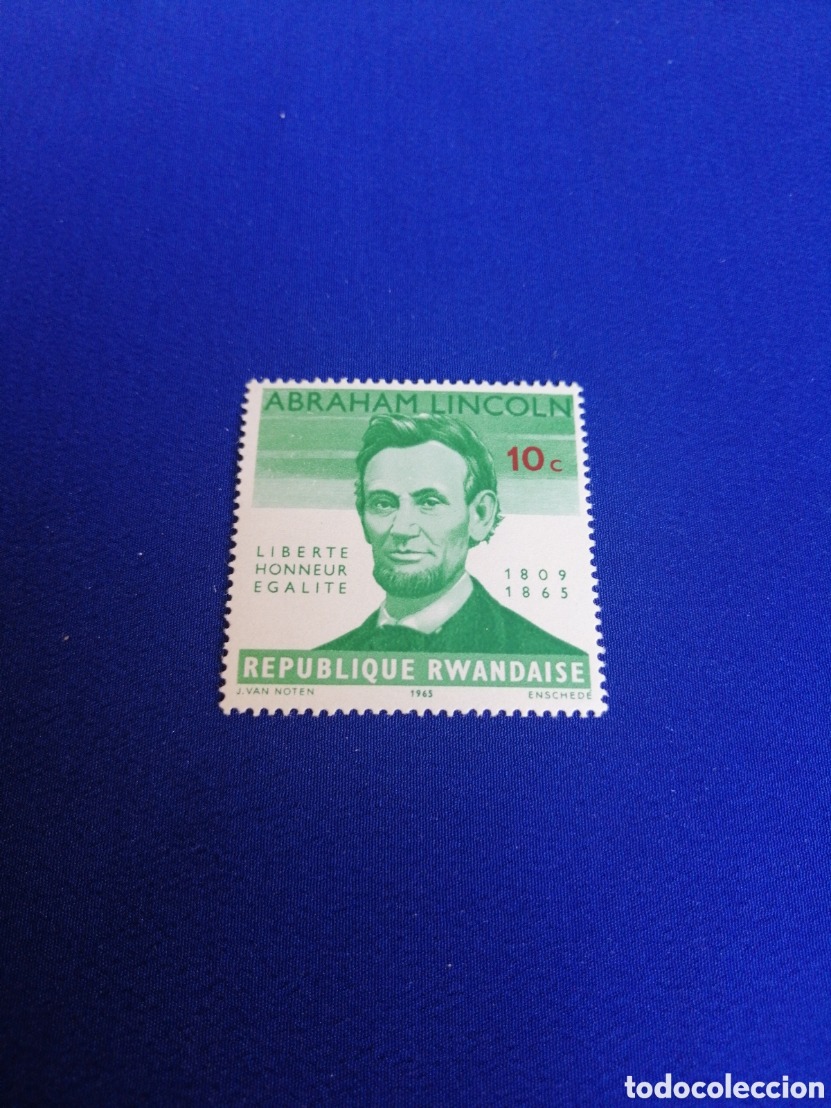Sellos: REPUBLIQUE RWANDAISE - RUANDA LOTE ABRAHAM LINCOLN SELLOS USADOS