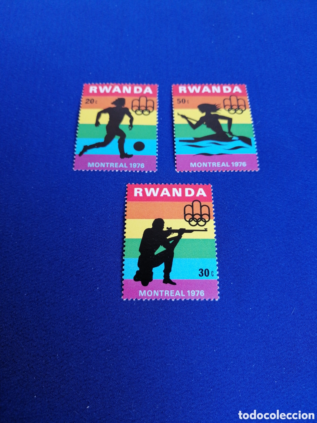 Sellos: REPUBLIQUE RWANDAISE - RUANDA LOTE OLIMPIADAS SELLOS USADOS