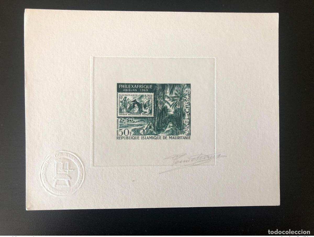 Timbres: Mauritania 1969 Mi.359 Prueba de artista Philexafrica Abidjan Exhibition Camel