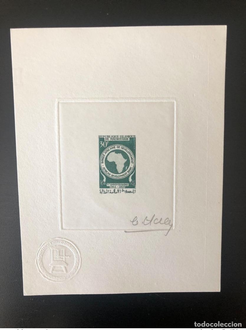 Timbres: Mauritania 1969 Mi. 380 Prueba de artista Banque D&eacute;veloppement Bank