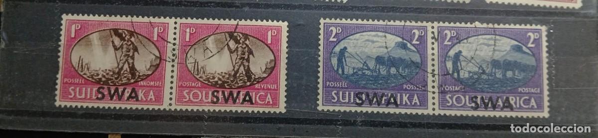 Sellos: AFRICA SUDOCCIDENTAL /SWA 1942-44 - VICTORIA ALIADA EN LA 2&ordf; GM, SOBREIMPRESO, PAR - USADOS