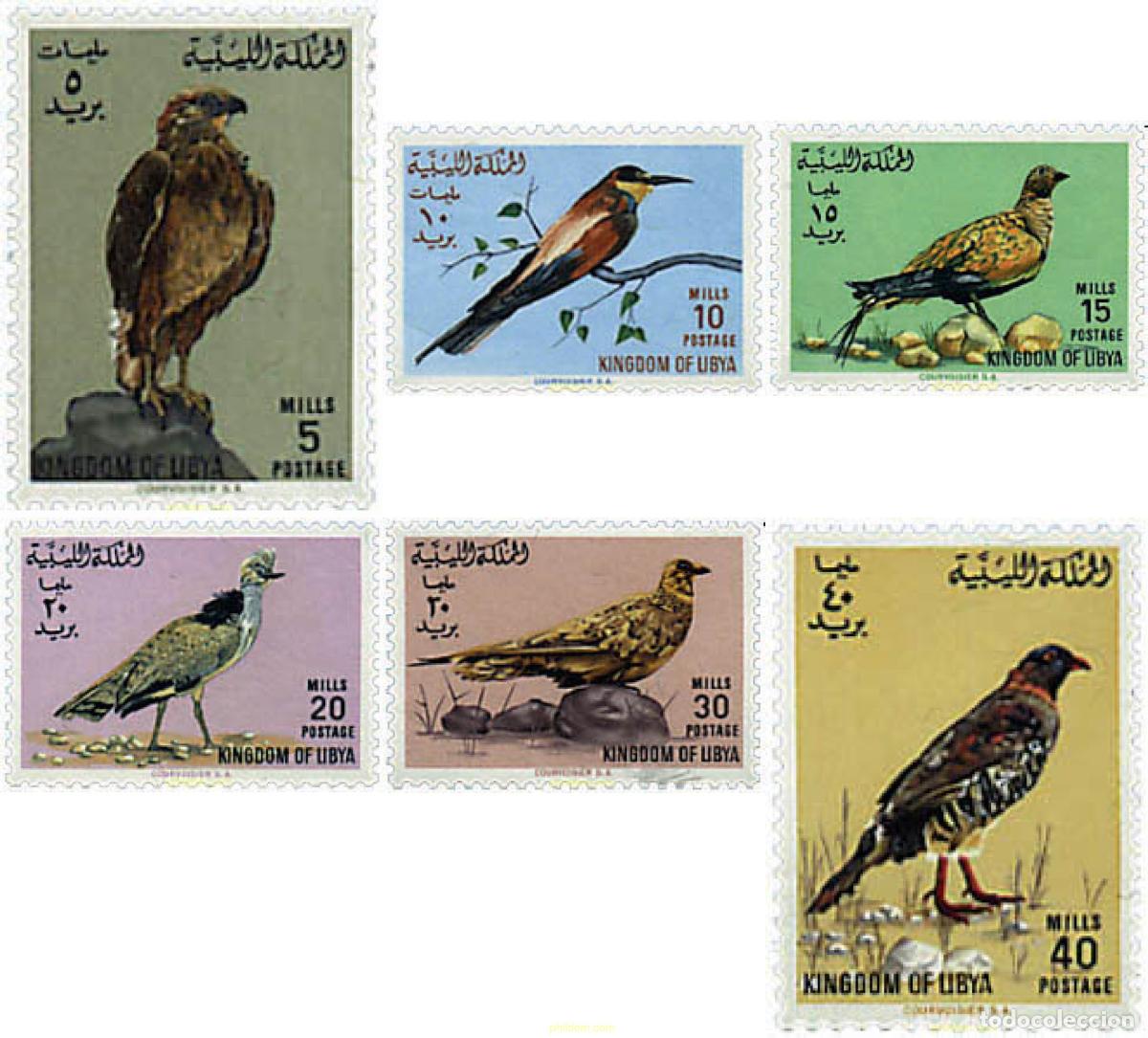 Sellos: 36103 MNH LIBIA 1965 AVES
