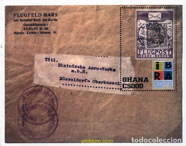 Sellos: 65411 MNH GHANA 1999 IBRA 99. EXPOSICION FILATELICA INTERNACIONAL