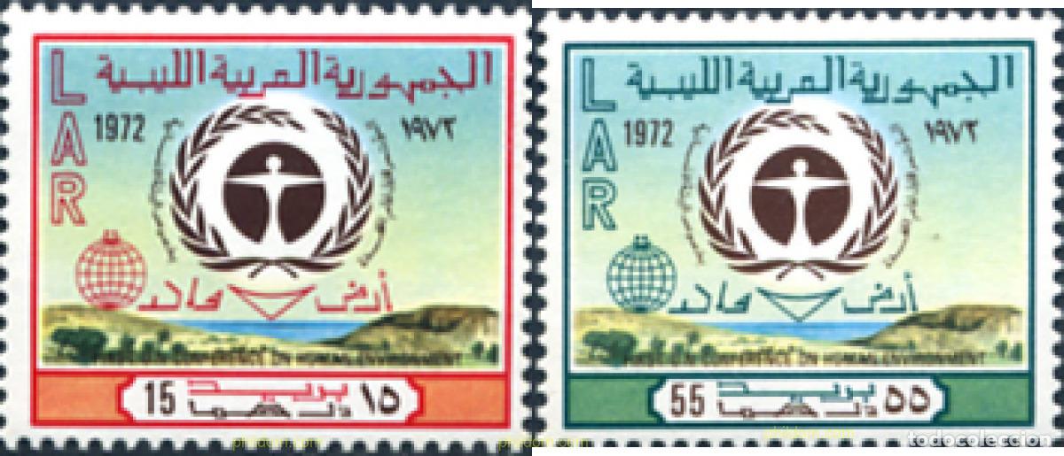 Sellos: 248145 MNH LIBIA 1972 PRIMERA CONFERENCIA SOBRE EL ENTORNO HUMANO