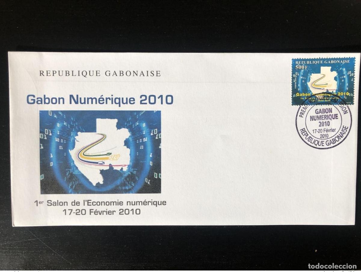 Stamps: Gab&oacute;n 2010 Mi. 1698 FDC Feria Econ&oacute;mica Informaci&oacute;n/Tecnolog&iacute;a &iexcl;RARA!