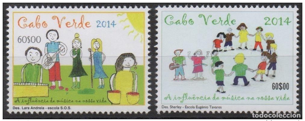 Sellos: Cabo Verde 2014 - Dibujos infantiles desenho infantil Mi. 1027-1028 2 val. 5 MM
