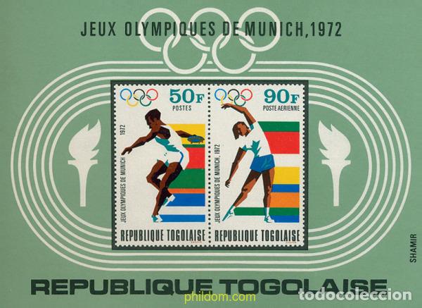 Sellos: 80245 MNH TOGO 1972 20 JUEGOS OLIMPICOS VERANO MUNICH 1972