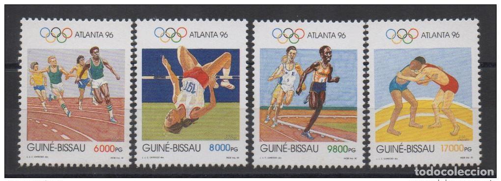Sellos: Juegos Ol&iacute;mpicos de Guinea-Bissau 1996 Atlanta Mi. 1233-1236 MNH**