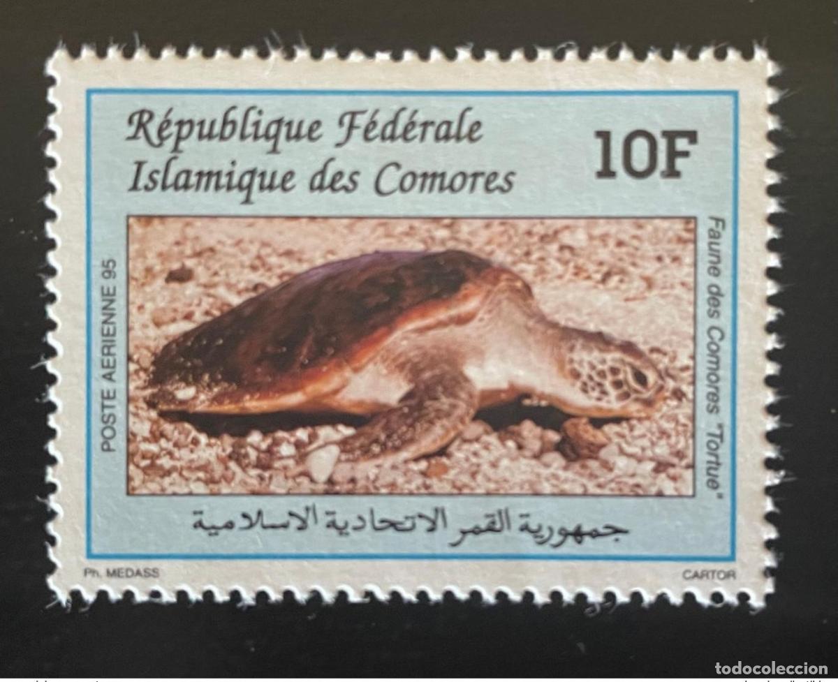 Sellos: Comoras 1995 Mi. 1121 Fauna Salvaje Tortuga