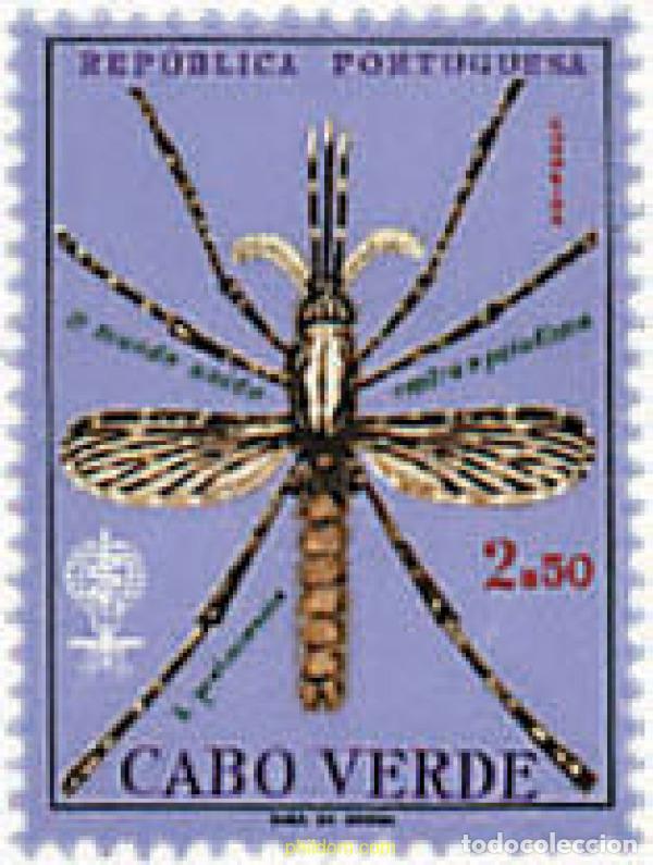 Sellos: 29303 MNH CABO VERDE 1962 INSECTOS