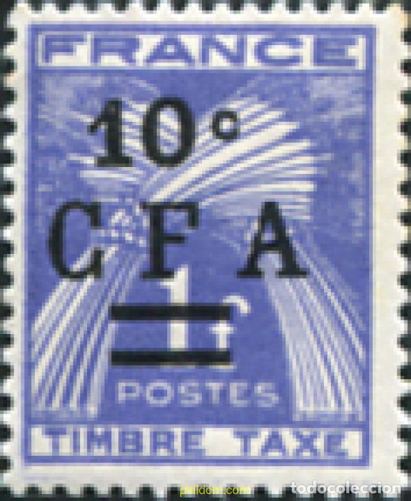 Sellos: 667650 HINGED REUNION 1949 TASAS