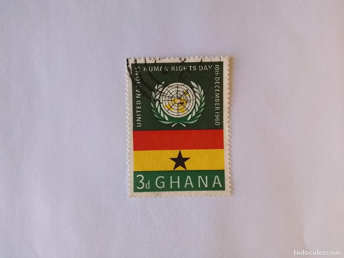 Sellos: A&Ntilde;O 1960 GHANA SELLO USADO