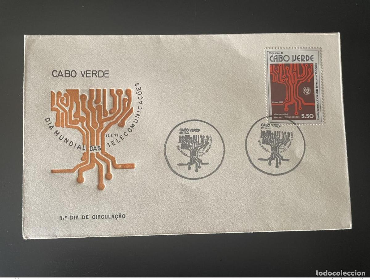 Sellos: Cabo Verde 1978 Mi. 378 FDC Day Telecommunications Weltfernmeldetag ITU