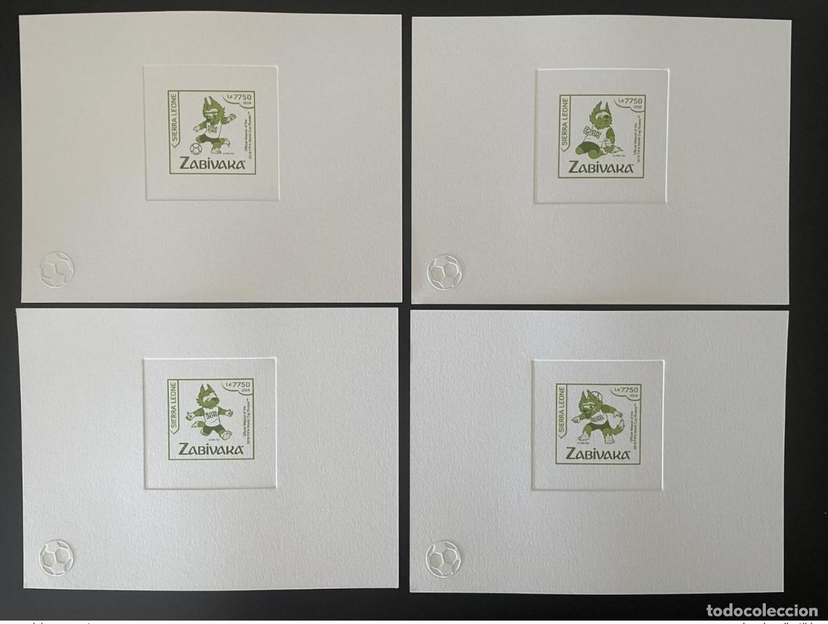 Sellos: Sierra Leona 2018 Artist's Proof Mi. 9430 - 9433 Copa Mundial de F&uacute;tbol la FIFA