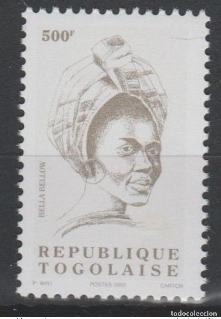 Sellos: Togo 2002 - Mi. 2857 Serie actual BELLA BELLOW 500 F MNH