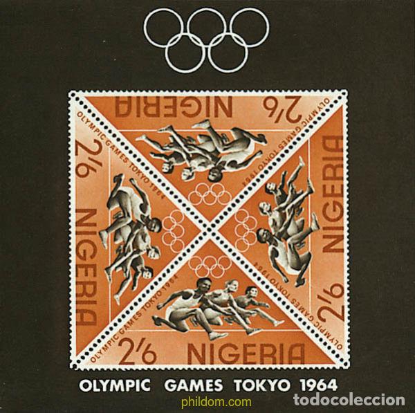 Sellos: 54414 MNH NIGERIA 1964 18 JUEGOS OLIMPICOS VERANO TOKIO 1964