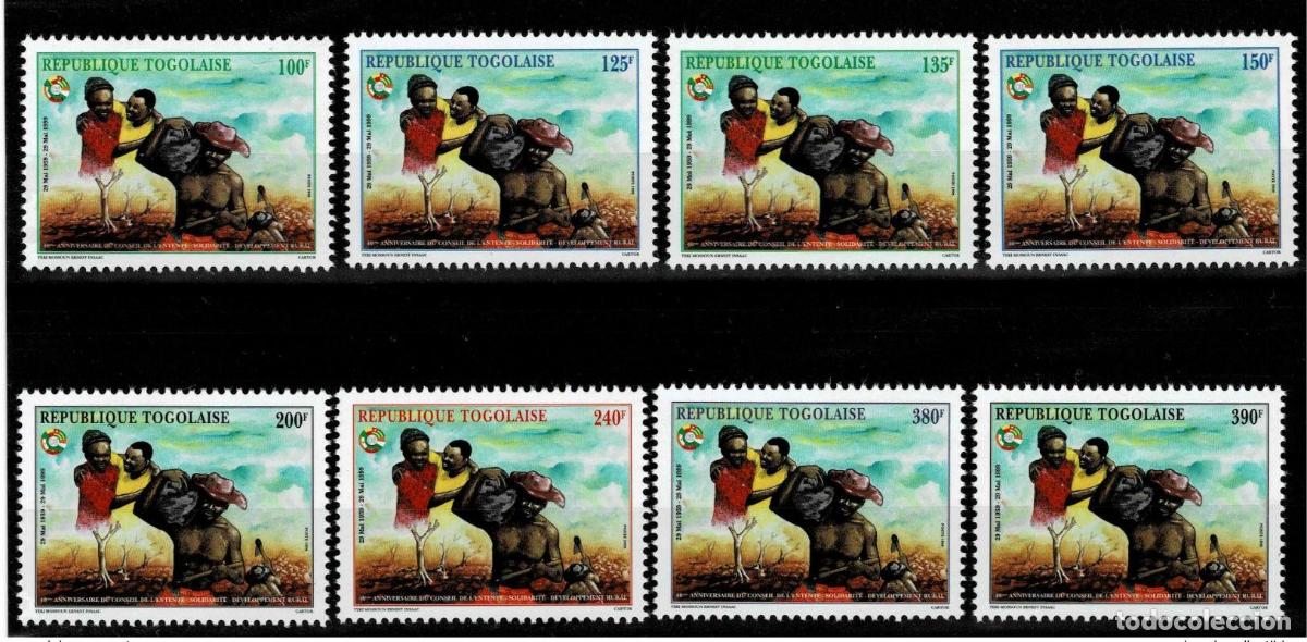 Sellos: Togo 1999 - Mi. A2980 2983 Edici&oacute;n conjunta: 40&deg; aniversario: Consejo: Entente